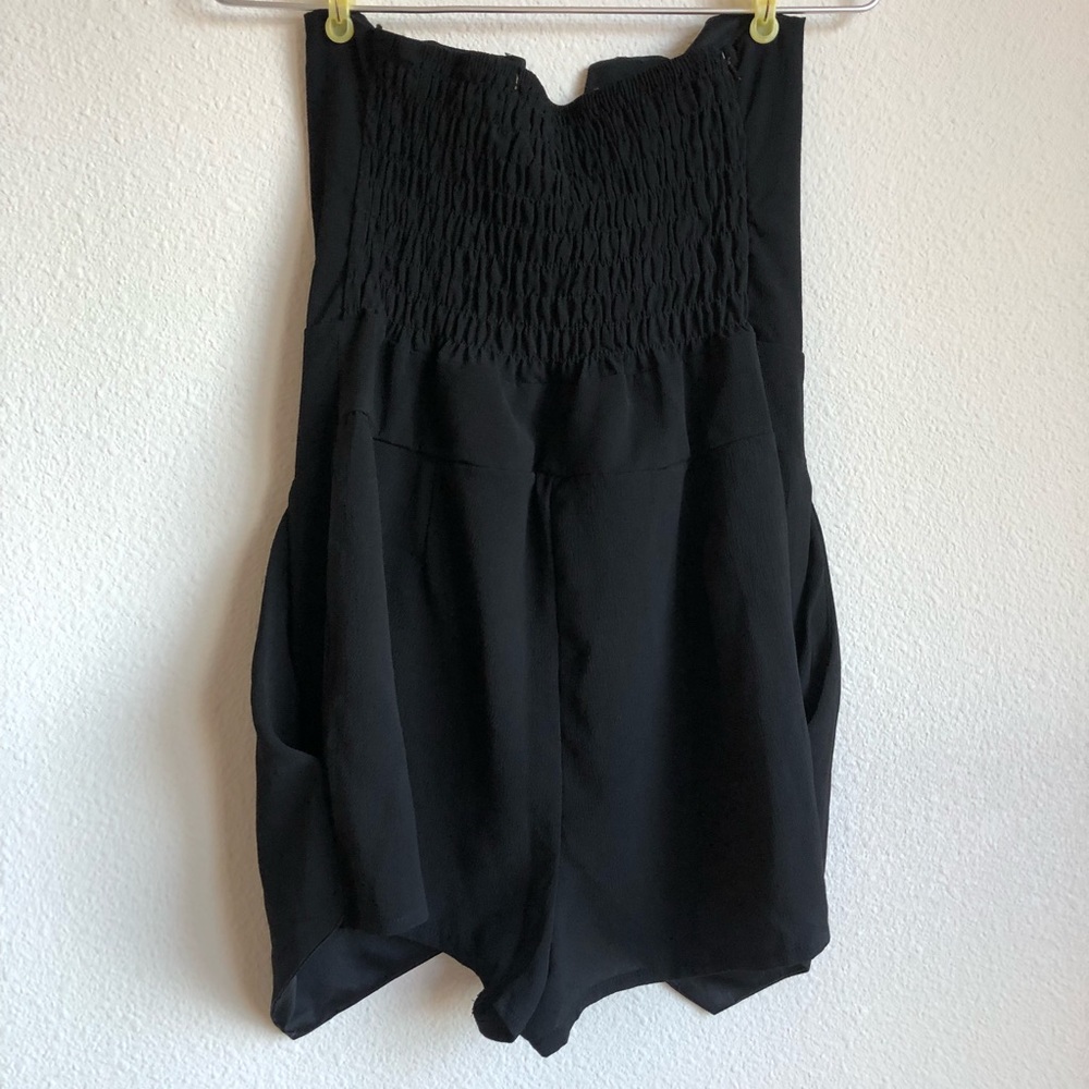 Black Deep V Romper - image 7